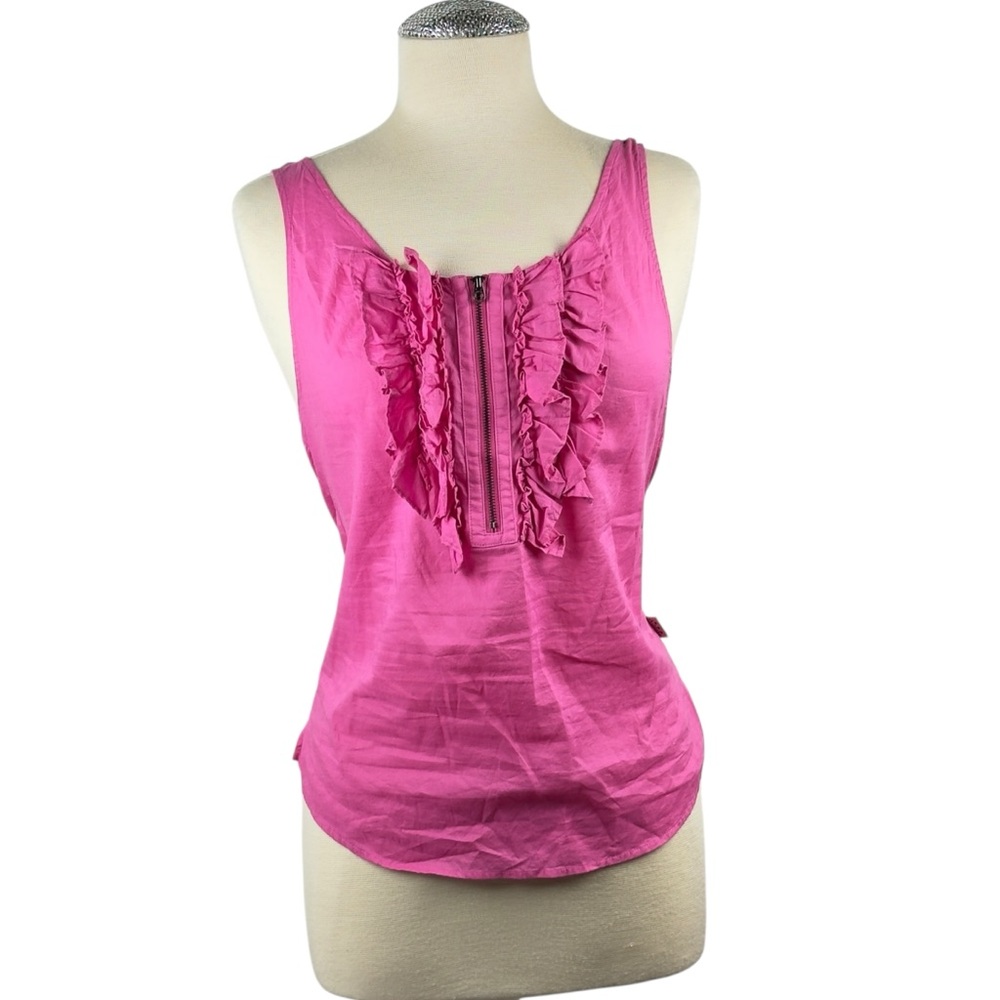 Juicy Couture‎ Ruffled Pink Tank Top
